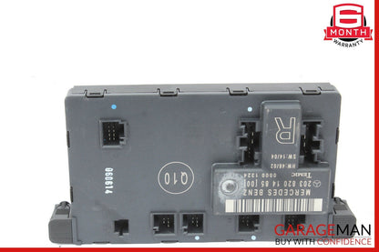 01-07 Mercedes W203 C230 C280 Front Right Door Control Module 2038201485 OEM