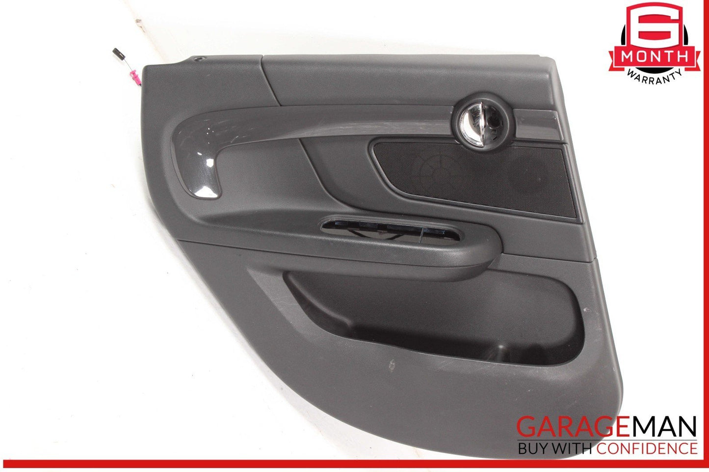 17-24 Mini Cooper Countryman Rear Left Driver Side Door Panel Trim Black OEM