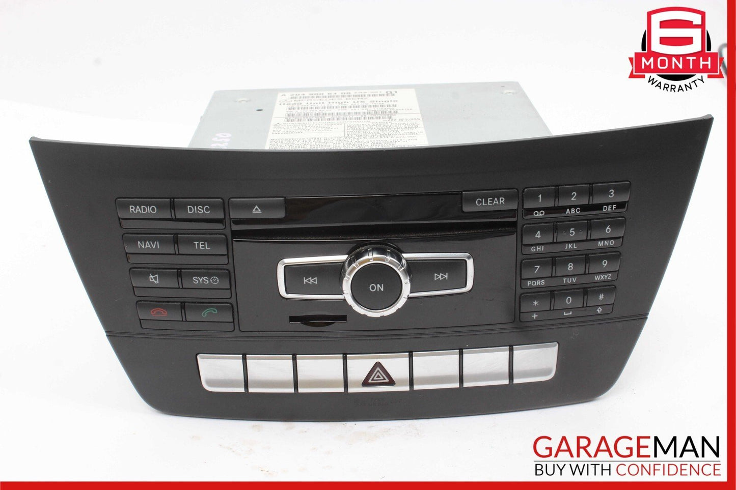 12-14 Mercedes W204 C250 C350 Navigation Command Head Unit DVD CD Audio OEM