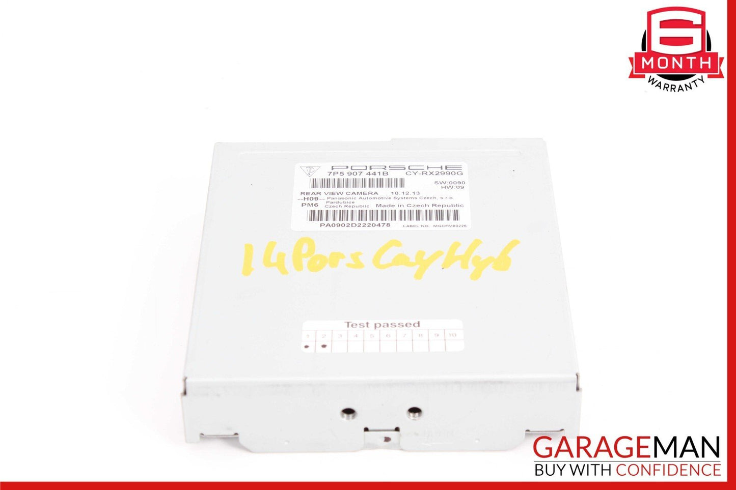 11-17 Porsche Cayenne S 958 Rear View Camera Control Module 7P5907441 OEM