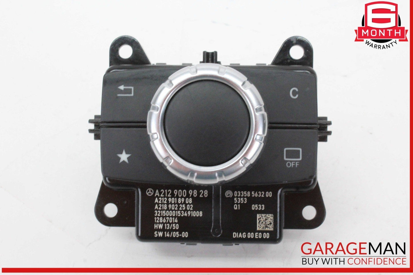 15-20 Mercedes W207 E400 SLC300 Radio Navigation Media Controller Switch OEM