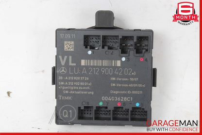 08-18 Mercedes W212 E350 SLK350 Front Left Side Door Control Module Unit OEM