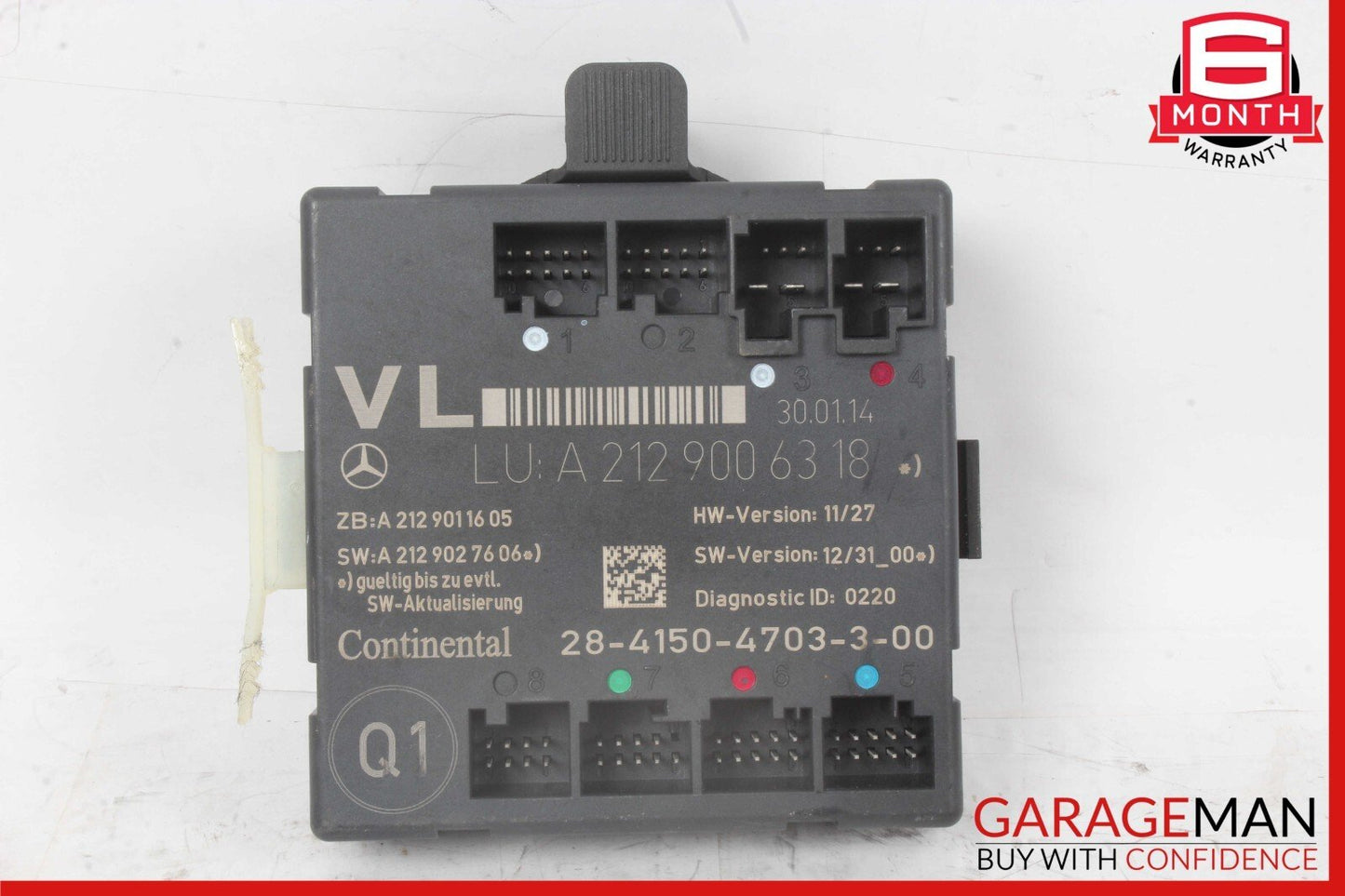 08-18 Mercedes W212 E350 CLS550 Front Left Side Door Control Module Unit OEM