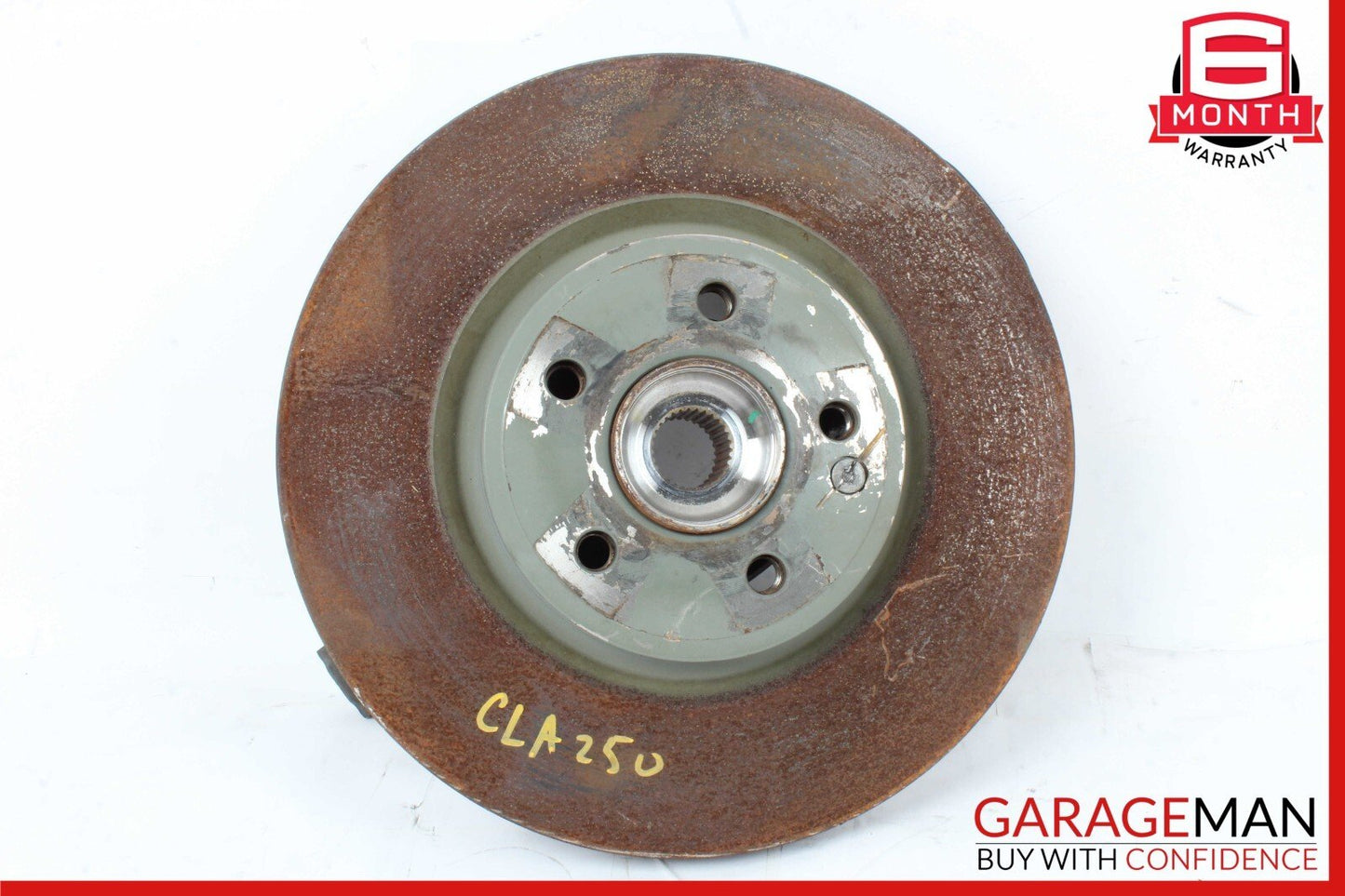 14-19 Mercedes W117 CLA250 Rear Left Wheel Spindle Knuckle Hub Rotor Disc OEM