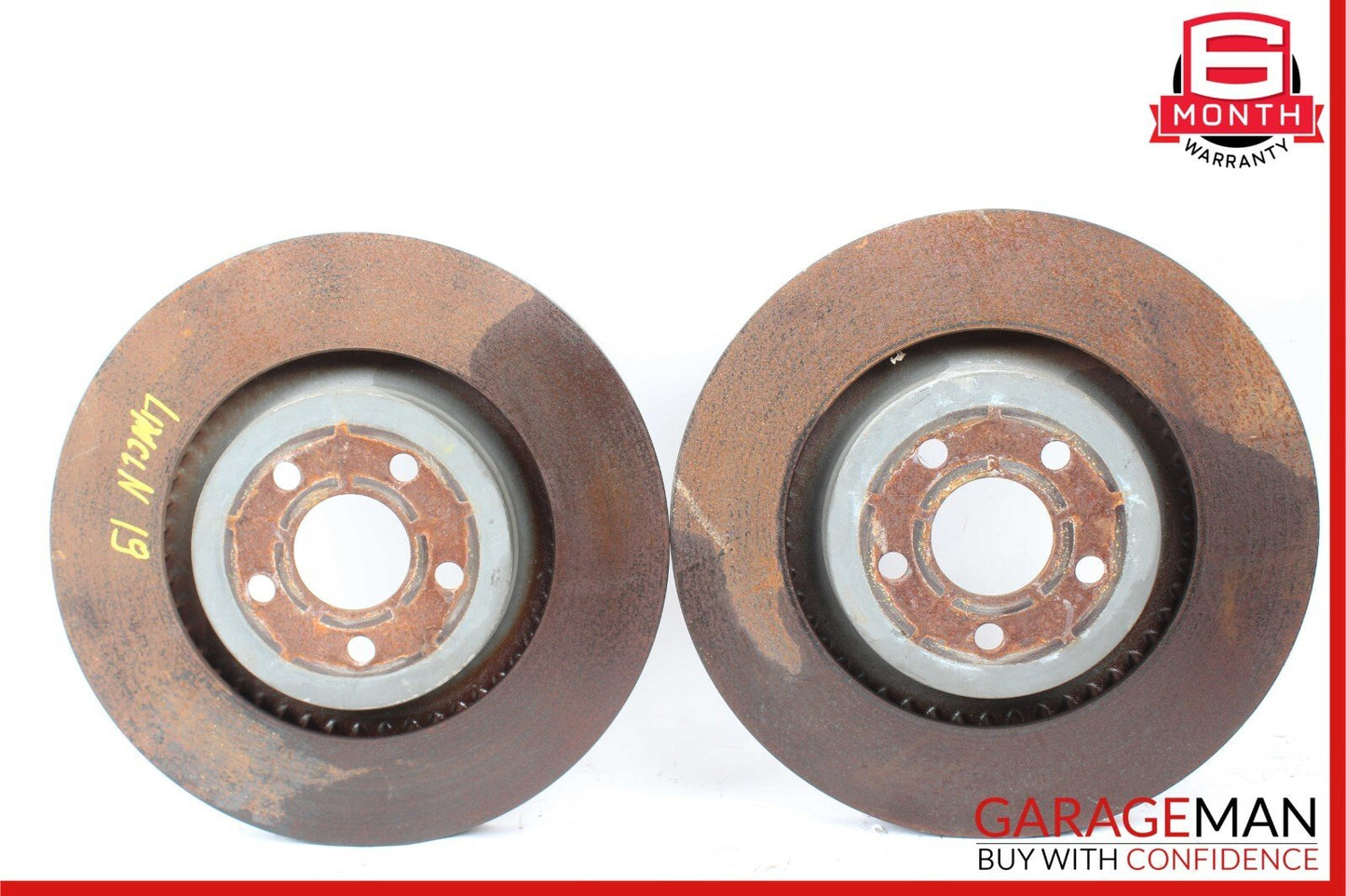 19-21 Lincoln Nautilus Front Right & Left Side Brake Rotor Disc Set of 2 Pc OEM