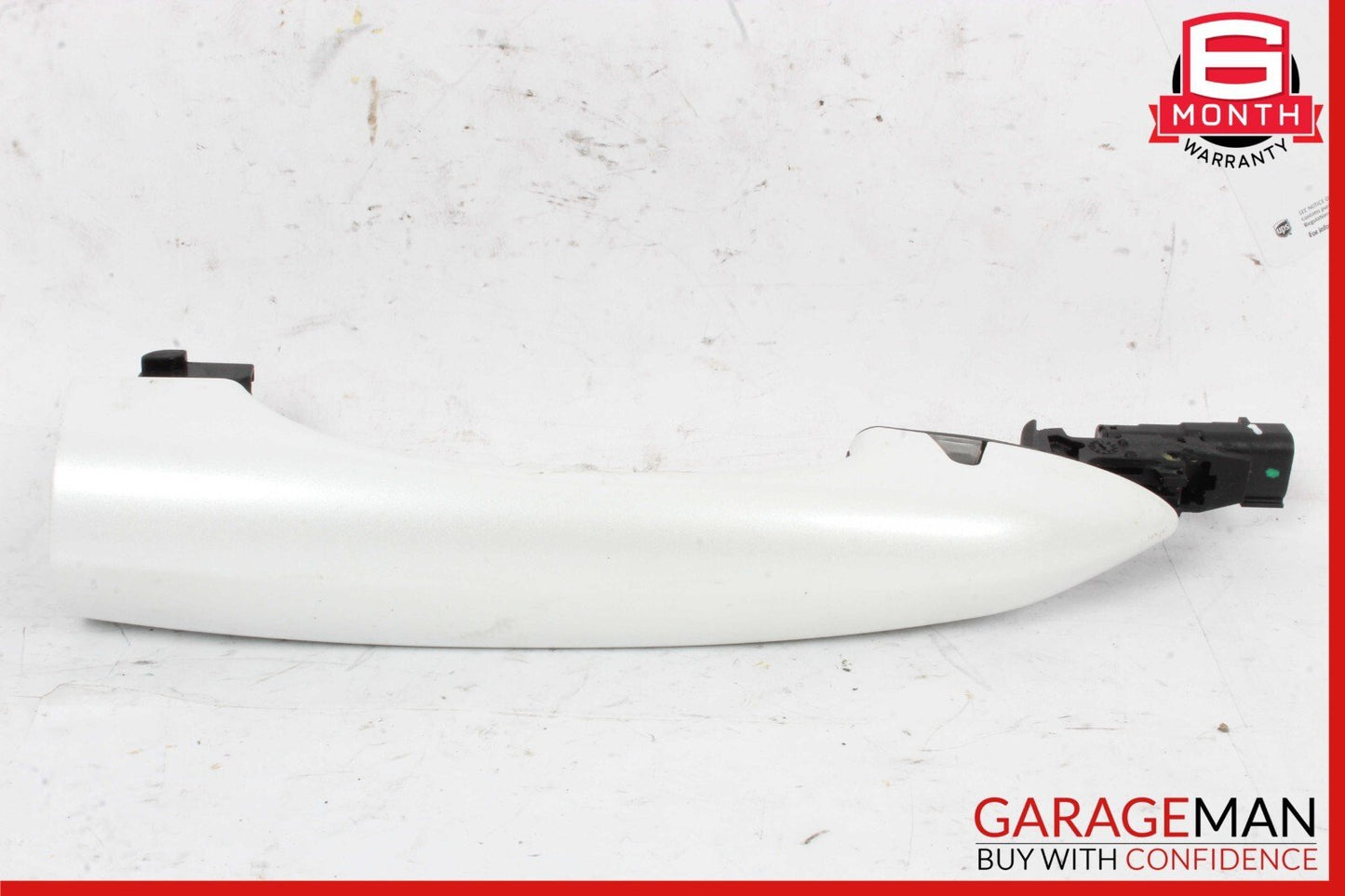 17-19 Alfa Romeo Giulia Rear Left Driver Side Exterior Door Handle White OEM