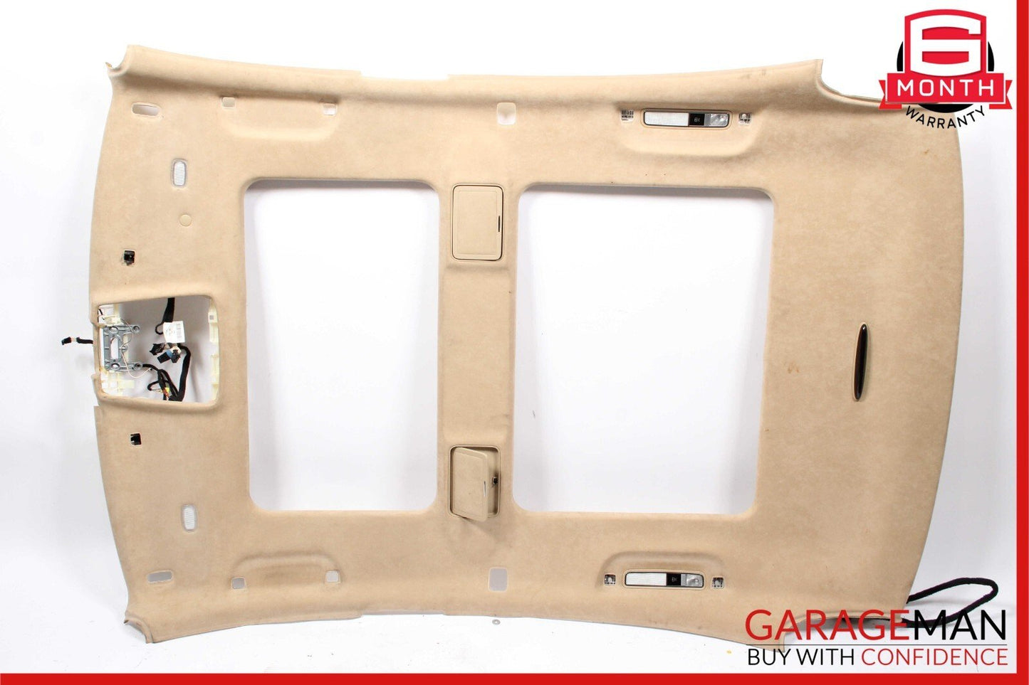 07-09 Mercedes W221 S450 S550 Panoramic Interior Roof Ceiling Headliner Beige