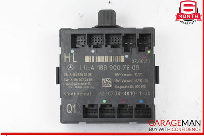 12-19 Mercedes X166 GL450 ML400 GLE350 Rear Left Side Door Control Module Unit