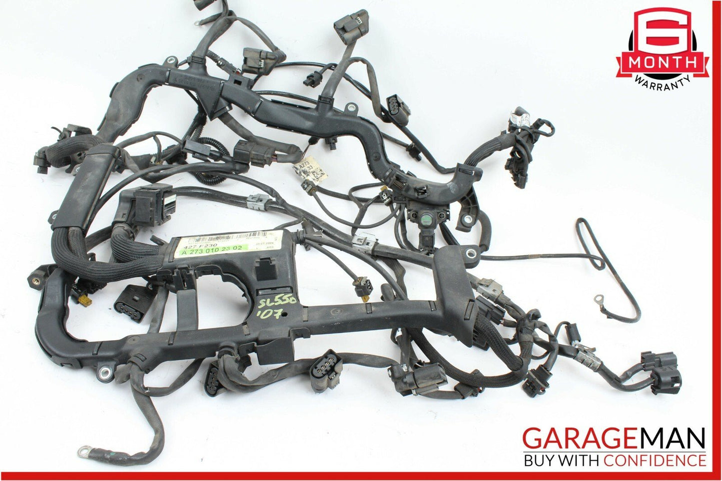 07-12 Mercedes R230 SL550 Main Engine Motor Wire Cable Harness Wires Assembly