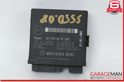 07-09 Mercedes W221 S550 S63 AMG Trunk Release Remote Open Close Module OEM