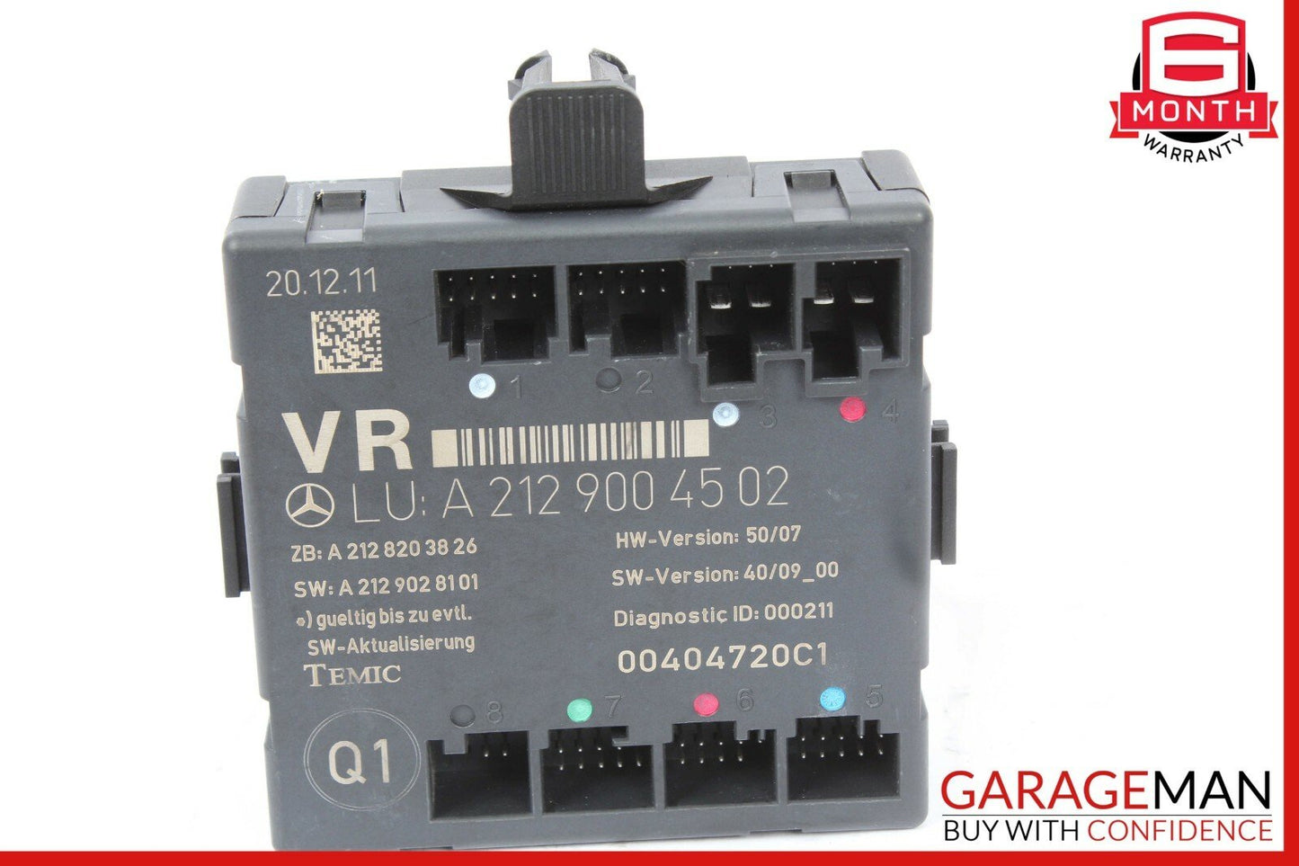 08-18 Mercedes C250 SLK350 E350 Front Right Passenger Side Door Control Module