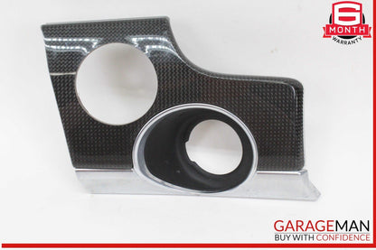 10-16 Porsche Panamera 970 E-Hybrid Dash Ignition Bezel Cover Trim Carbon Fiber