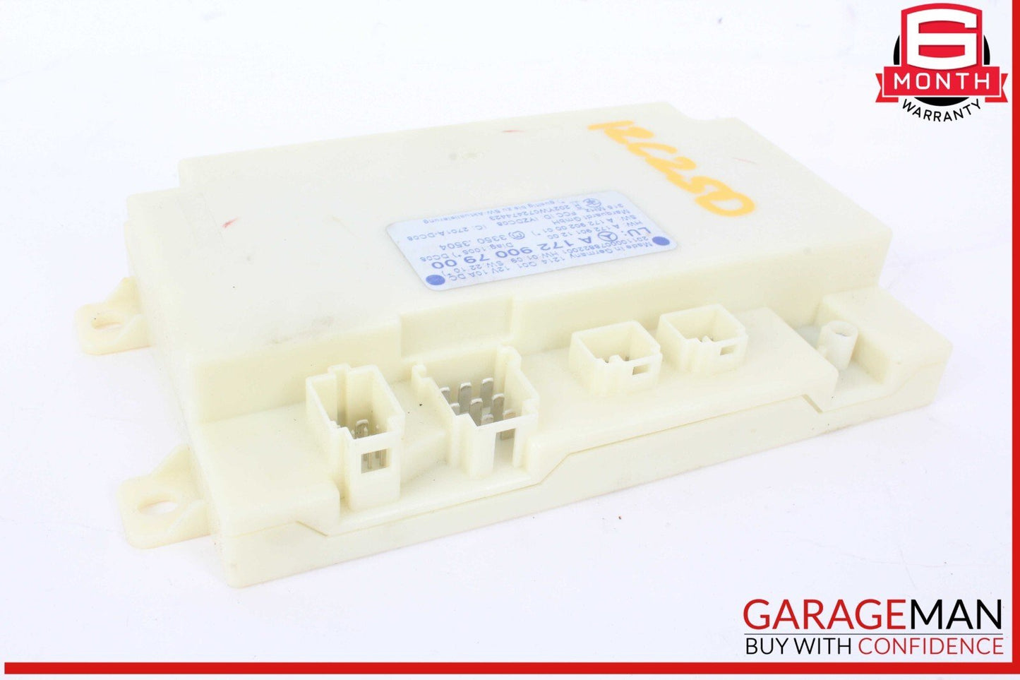 10-15 Mercedes W204 C250 Keyless Go Entry Control Module 1729007900 OEM
