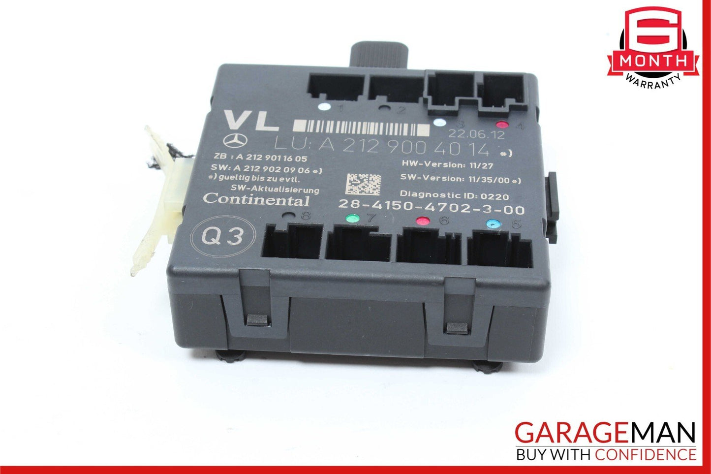 08-18 Mercedes C250 E400 SLK250 E350 Front Left Side Door Control Module Unit