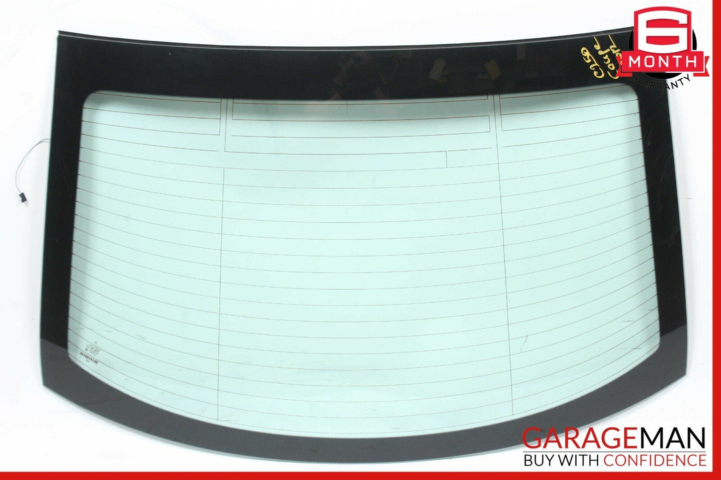 10-17 Mercedes W204 C250 E350 E550 Coupe Rear Windshield Window Glass Panel OEM