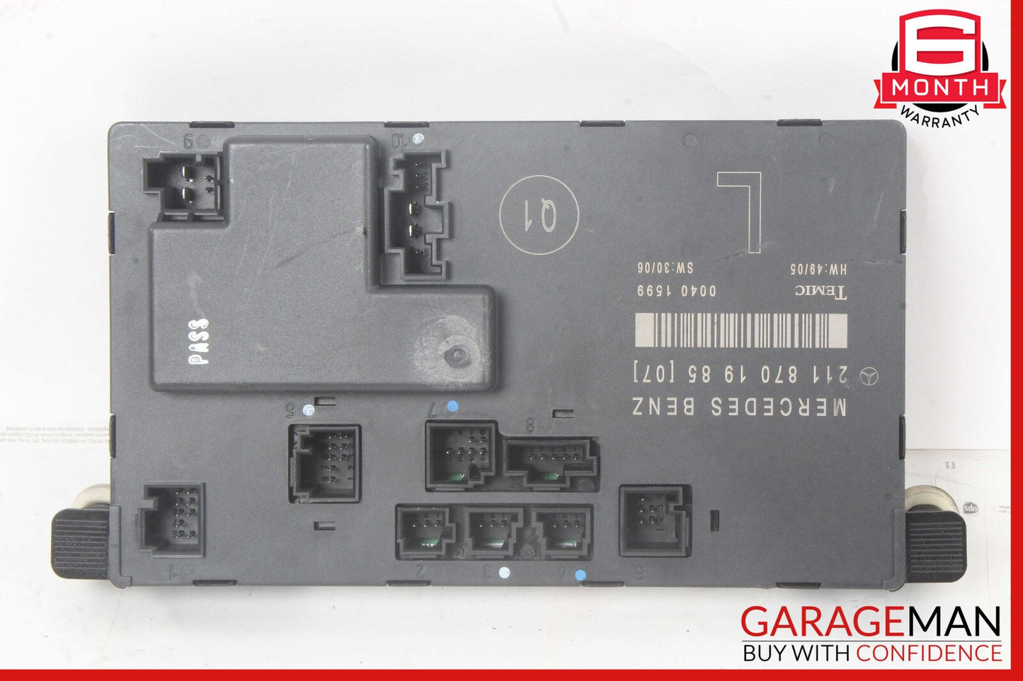03-09 Mercedes W211 E320 E550 Front Left Side Door Control Module Unit OEM