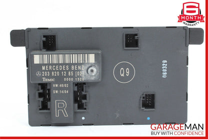 01-07 Mercedes W203 C230 C320 Front Right Door Control Module 2038201285 OEM