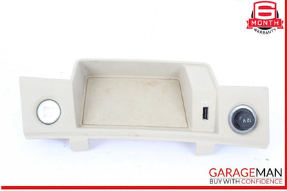 18-24 Audi Q5 Front Center Console Storage Tray Box Cover w/ Start Button OEM