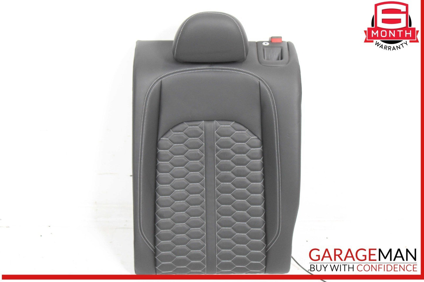18-23 Audi RS5 Rear Left Side Upper Seat Cushion Black OEM