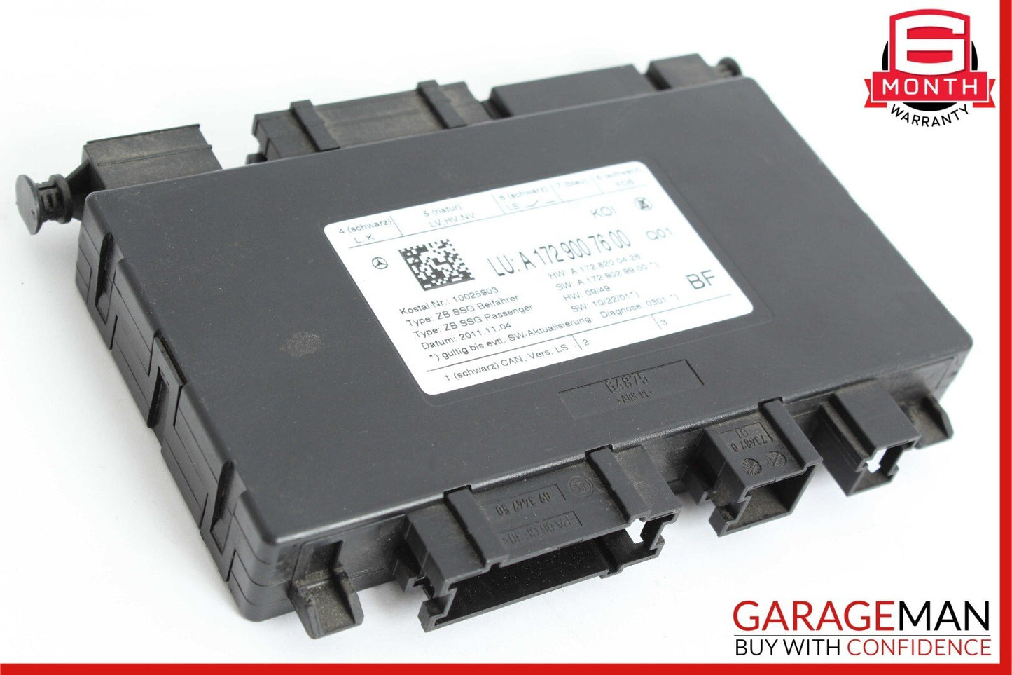 08-20 Mercedes W212 E350 SLC300 CLS400 Seat Control Module Front Right Side OEM