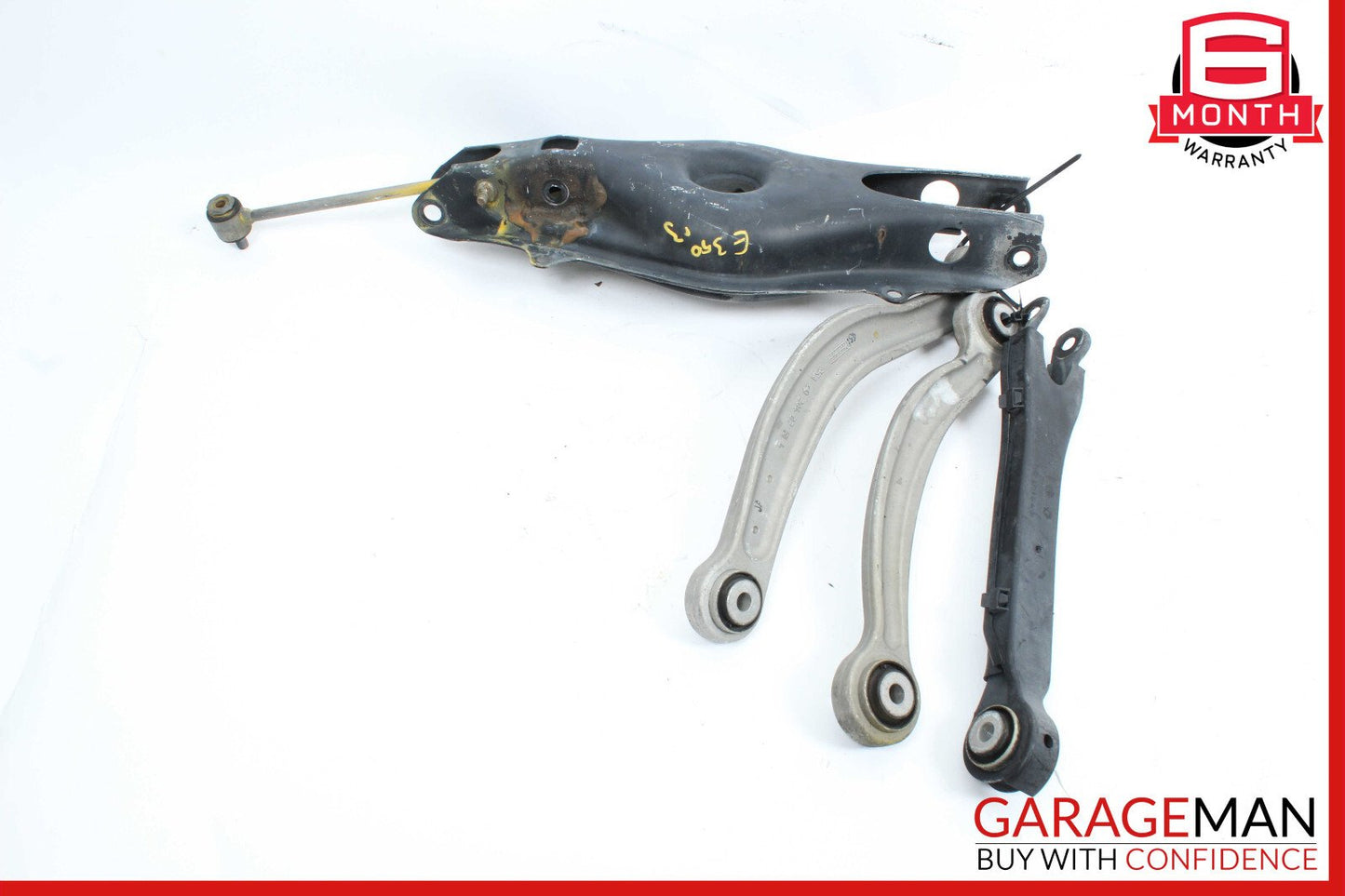08-17 Mercedes W212 E350 Rear Left Side Suspension Lower Control Arm Set of 4 Pc