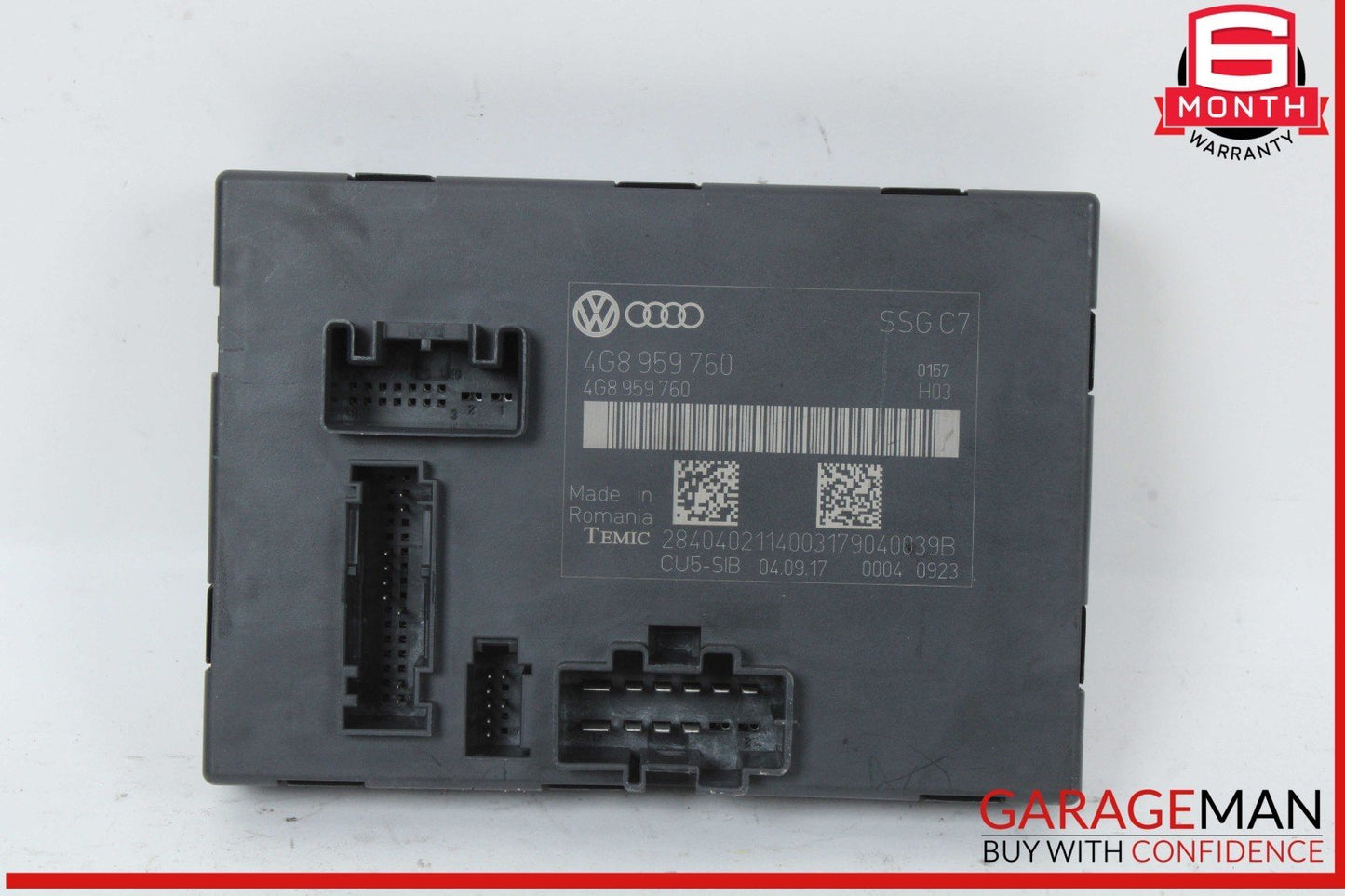 12-18 Audi S6 A6 A7 Front Left Side Seat Control Module Unit 4G8959760A OEM