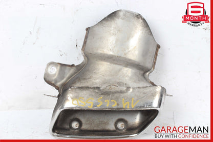 10-18 Mercedes W218 CLS500 E400 Sport Rear Left Side Exhaust Muffler Tip Chrome