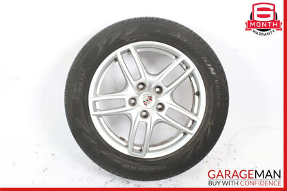 11-18 Porsche Cayenne 958 8.5 X 19 19" Wheel Rim Silver 7P5601025A OEM