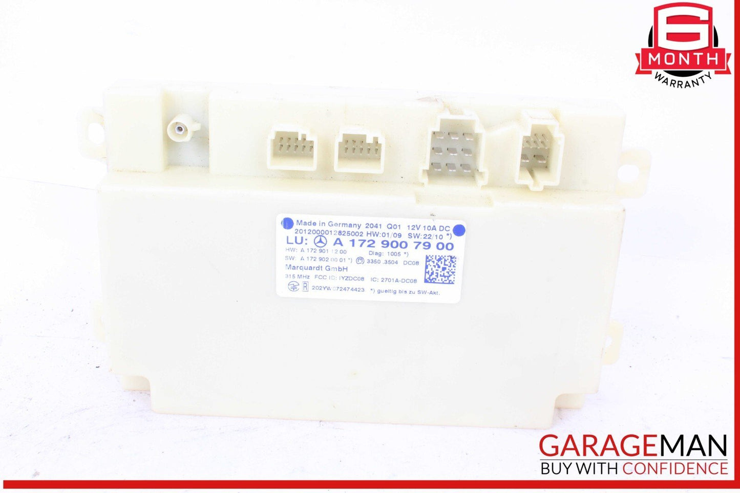 10-15 Mercedes W218 CLS550 C300 Keyless Go Entry Control Module 1729007900 OEM
