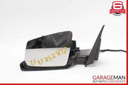 14-18 Mercedes W117 CLA250 Left Driver Side Rear View Door Mirror w/o Cover OEM