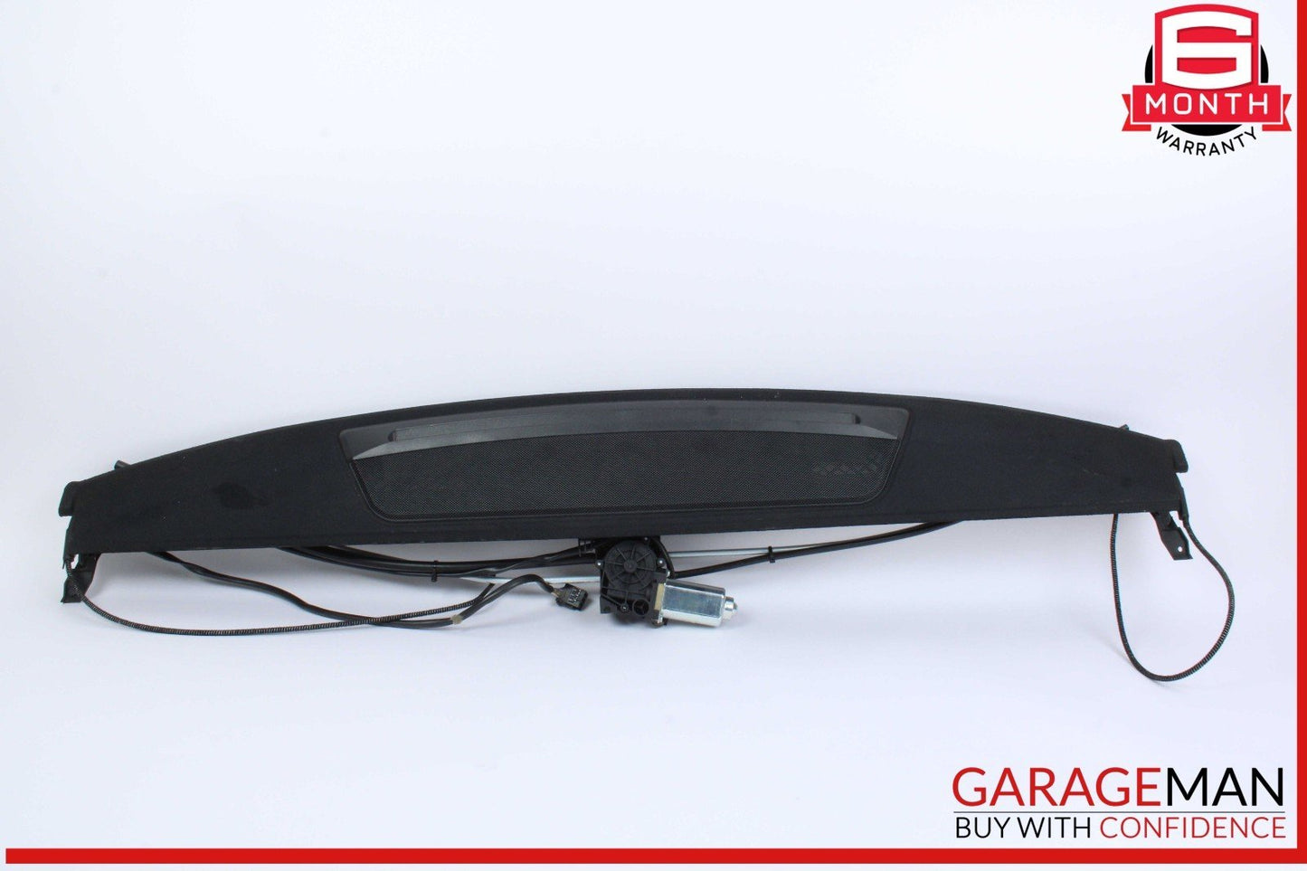10-16 Mercedes W212 E350 Rear Window Rear Luggage Shelf Trim Black w/ Motor