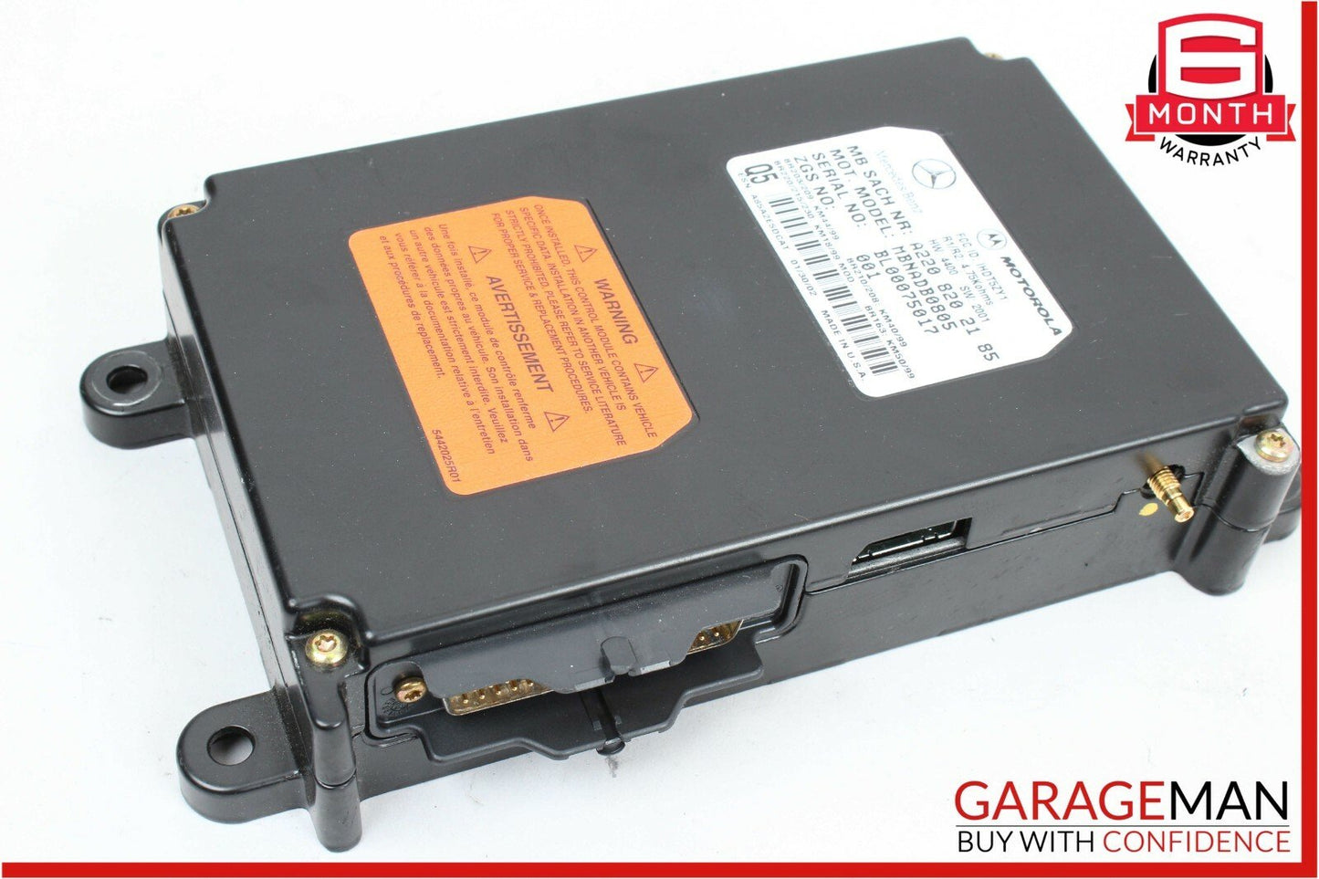 98-06 Mercedes R230 SL500 ML320 S600 CL500 Telephone Phone Voice Control Module