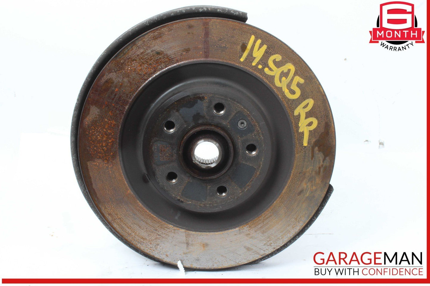 09-18 Audi SQ5 A6 A7 Rear Right Wheel Spindle Knuckle Hub Bearing Brake Rotor