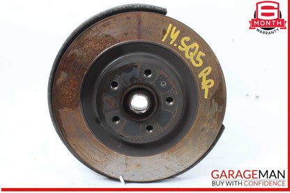 09-18 Audi SQ5 A6 A7 Rear Right Wheel Spindle Knuckle Hub Bearing Brake Rotor