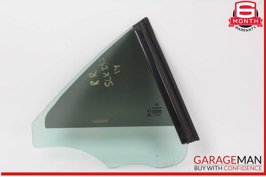 12-20 Mercedes R172 SLK250 Rear Right Passenger Side Quarter Window Glass OEM