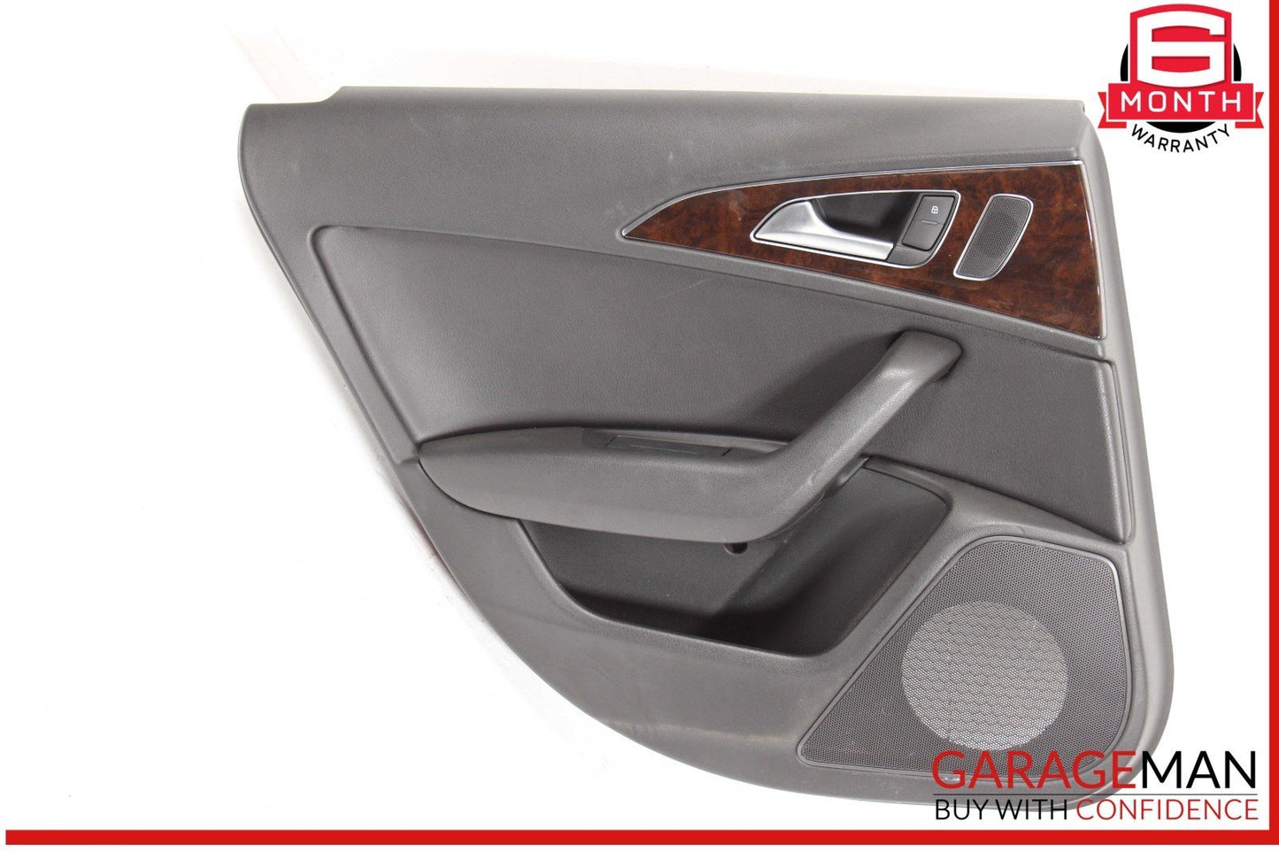 12-18 Audi A6 Rear Left Driver Side Interior Door Trim Panel Cover Assembly OEM