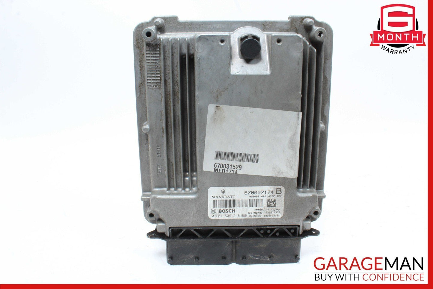 14-17 Maserati Ghibli M157 ECU ECM Engine Computer Control Module Unit