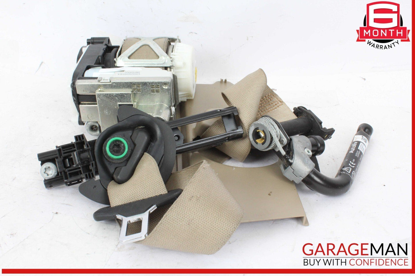 12-19 Mercedes X166 GL350 GLS550 Front Right Side Seat Belt Seatbelt Beige OEM