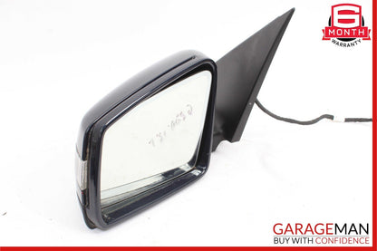 12-14 Mercedes W204 C300 Front Left Side Mirror Door Rear View Glass Blue OEM