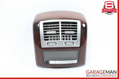 07-13 Mercedes W221 S550 Rear Center Console A/C Air Vent Trim Climate Control
