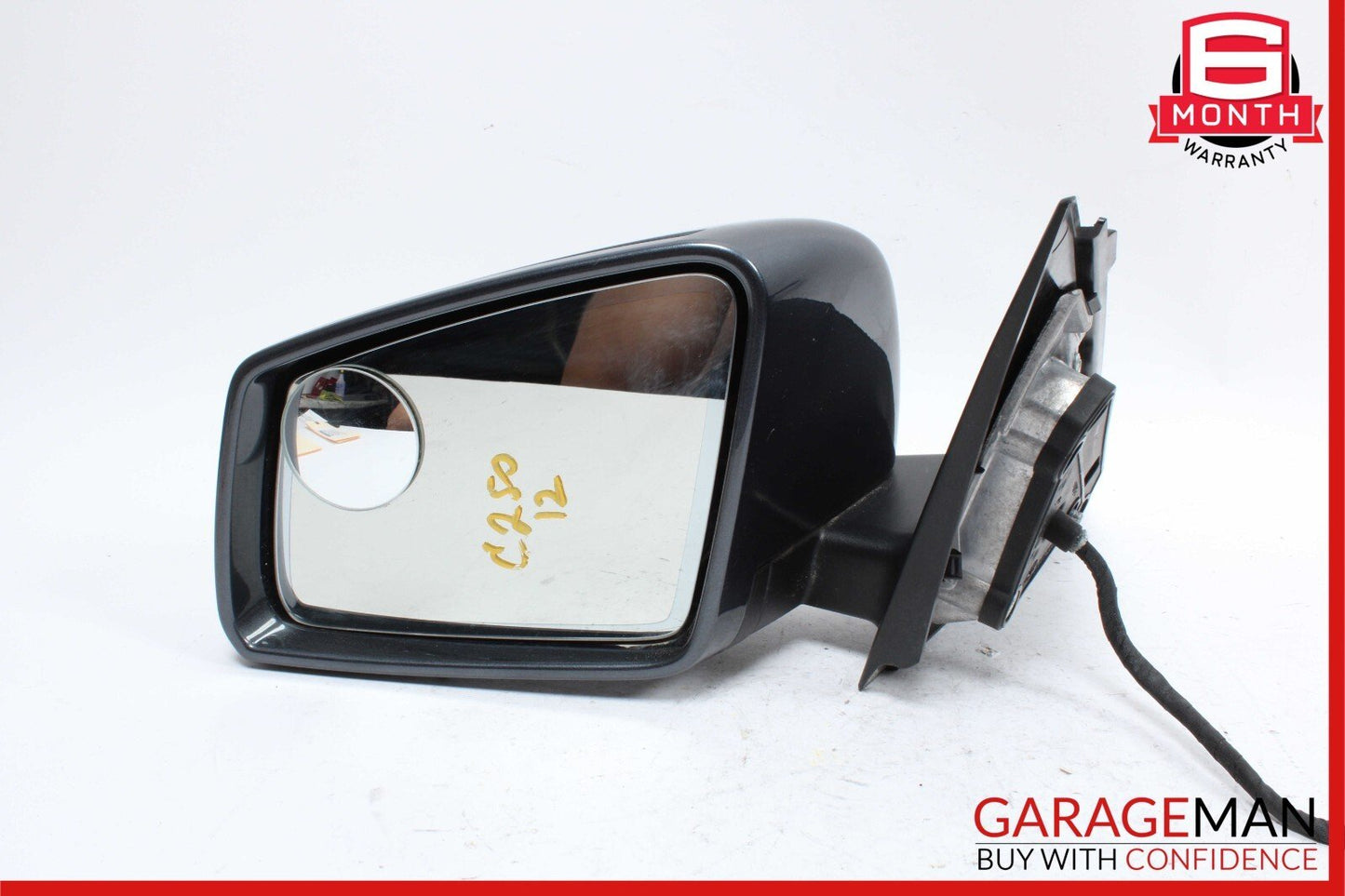 12-14 Mercedes W204 C250 C63 Front Left Side Mirror Door Rear View Glass OEM