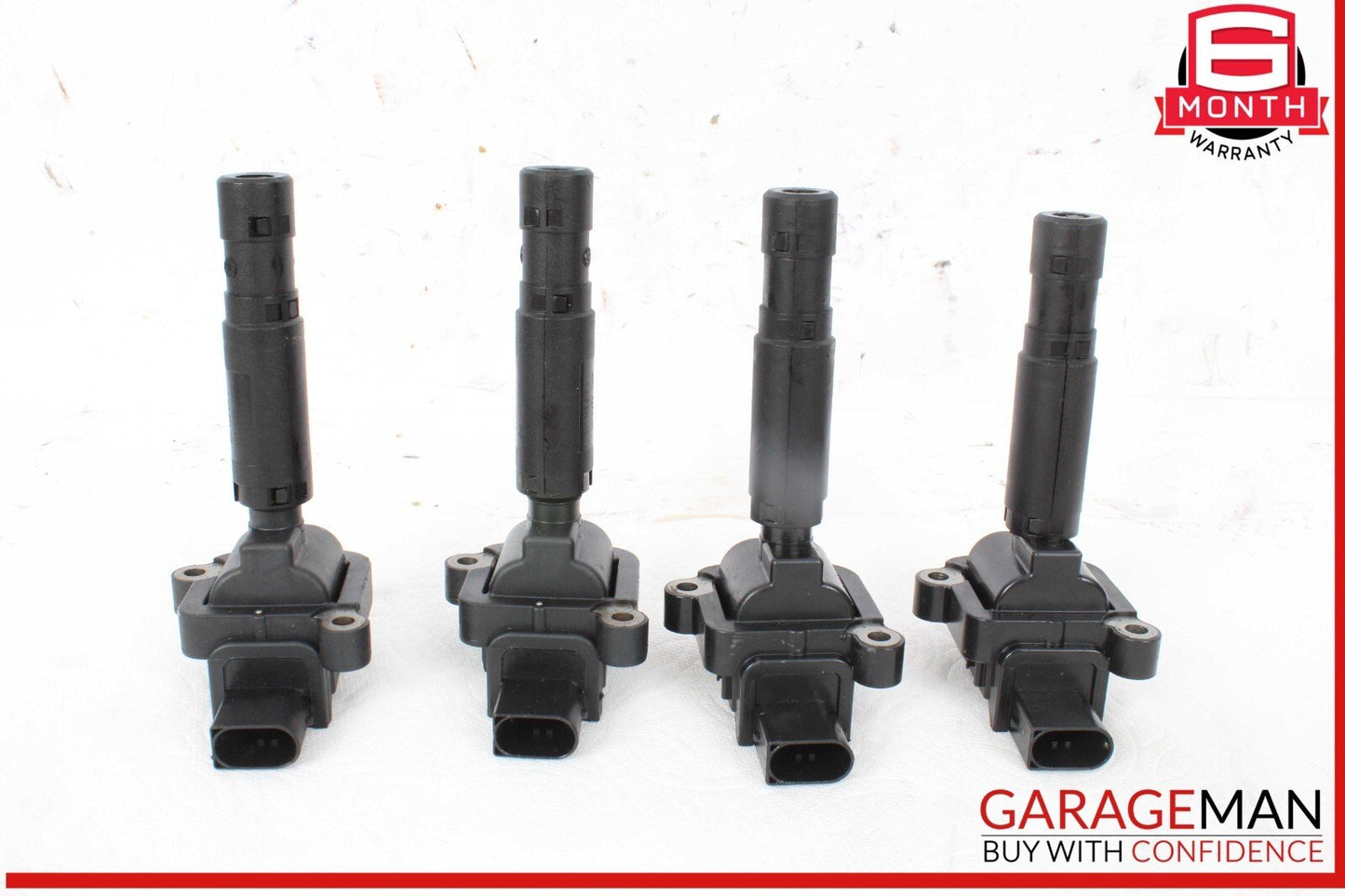 12-15 Mercedes W204 C250 Engine Ignition Coil Spark Plug 0001502580 Set of 4 OEM