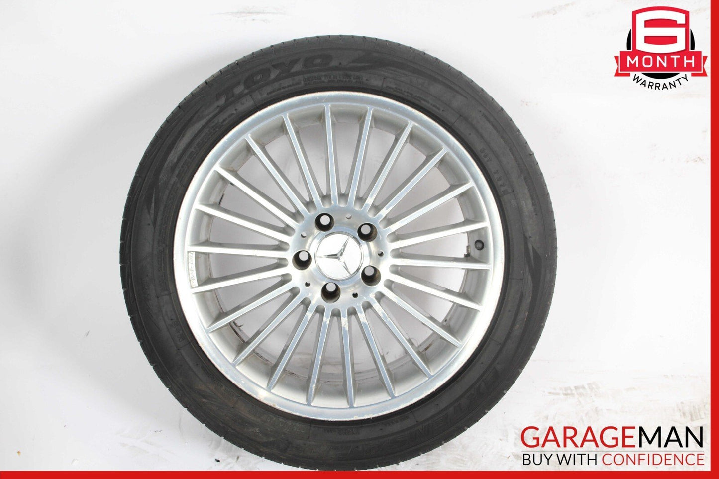 03-12 Mercedes R230 SL550 SL63 AMG Rear Right / Left Wheel Tire Rim 9.5Jx18H2