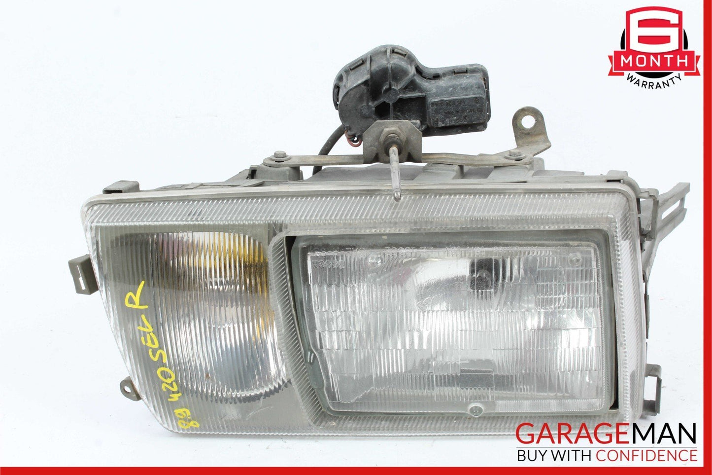 86-91 Mercedes W126 420SEL Front Right Headlight Head Light Lamp Assembly OEM