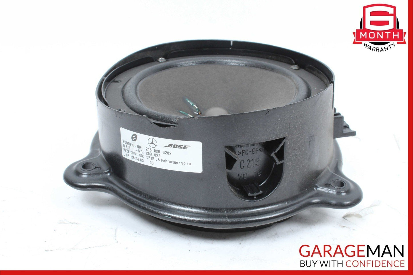 00-06 Mercedes W215 CL55 CL600 Door & Tweeter Speaker Right Passenger Side OEM