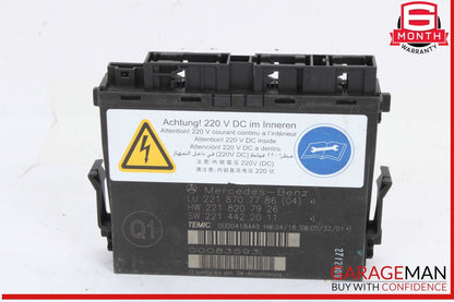 07-10 Mercedes-Benz S550 W221 Seat Contour Control Module 2218707786