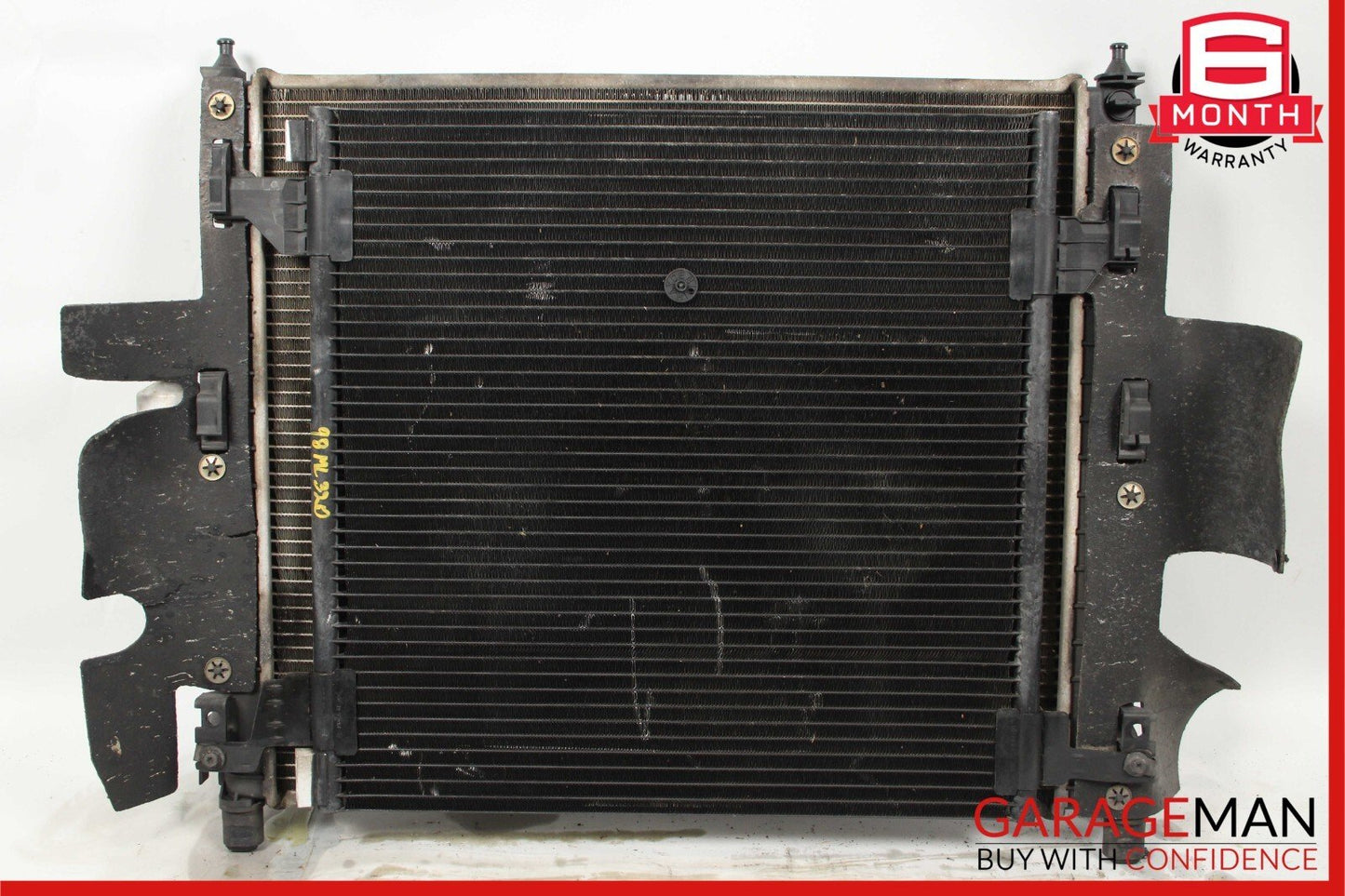 98-05 Mercedes W163 ML320 Engine Motor Cool Radiator AC A/C Condenser Assembly