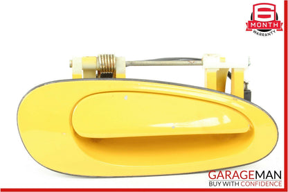 97-04 Porsche Boxster 986 Front Right Passenger Side Exterior Door Handle Yellow