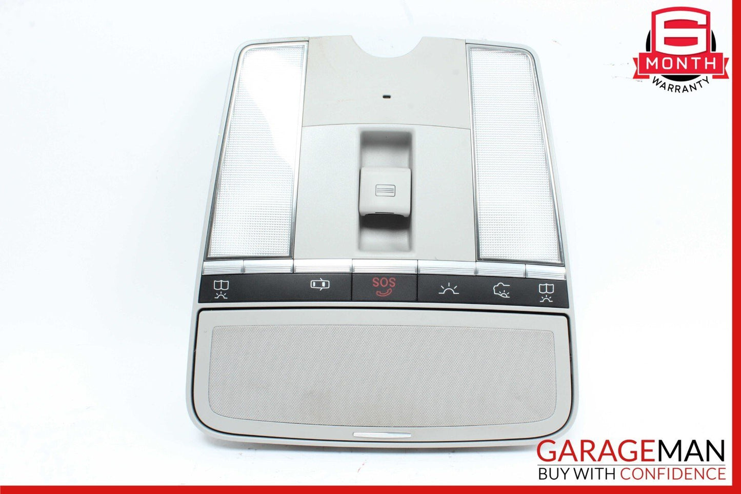 07-10 Mercedes W221 S550 CL550 Overhead Dome Light Sunroof Control Gray OEM