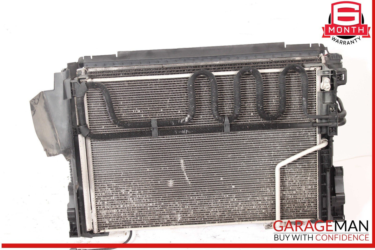 12-15 Mercedes X204 GLK350 Engine Radiator Condenser Cooling Fan Motor Assy